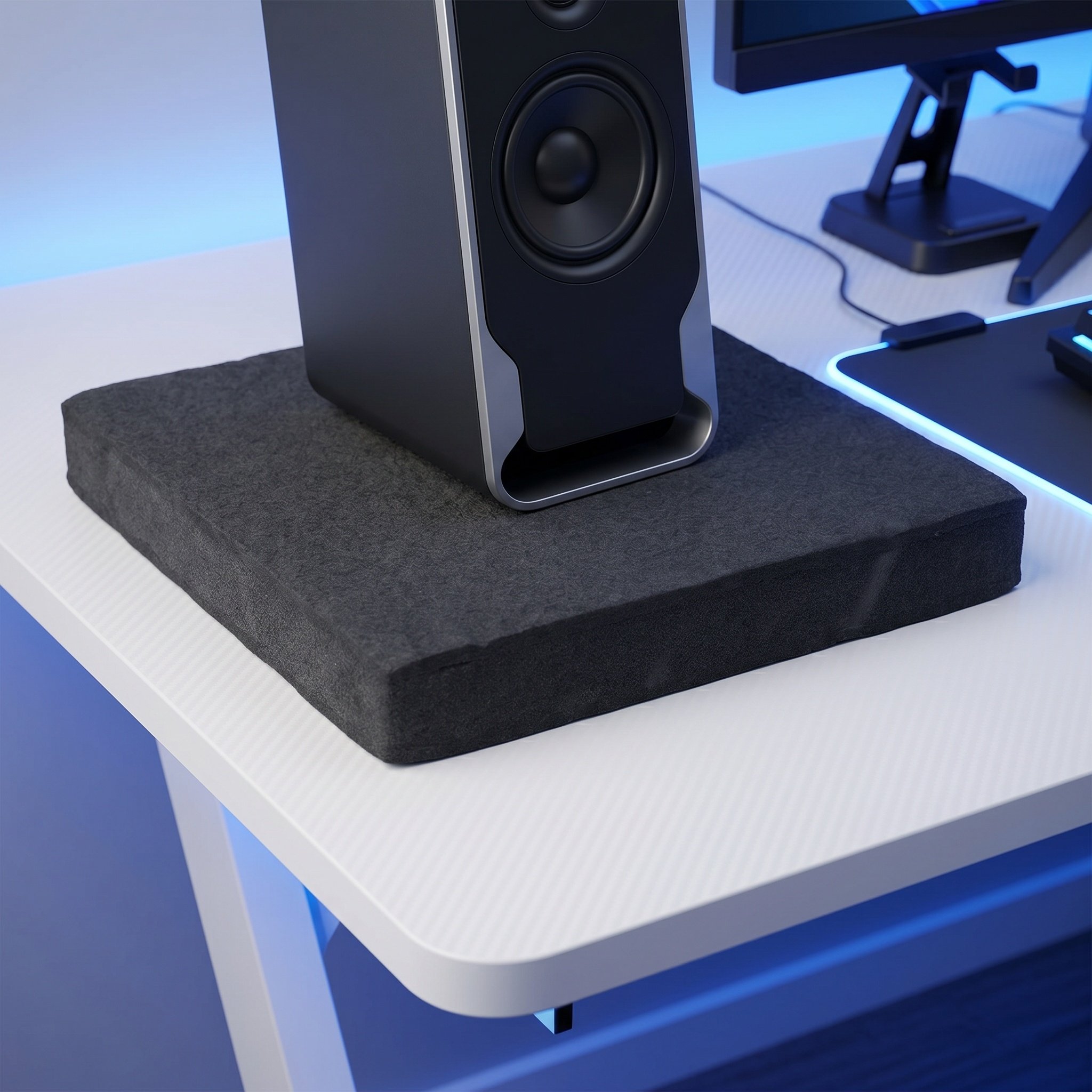 Subwoofer - Almohadilla de aislamiento para subwoofer, tapete