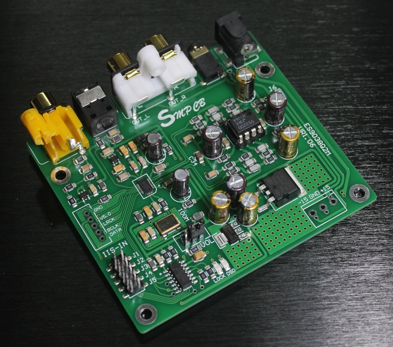 Dac Board - La placa decodificadora ES9038 Q2M DAC
