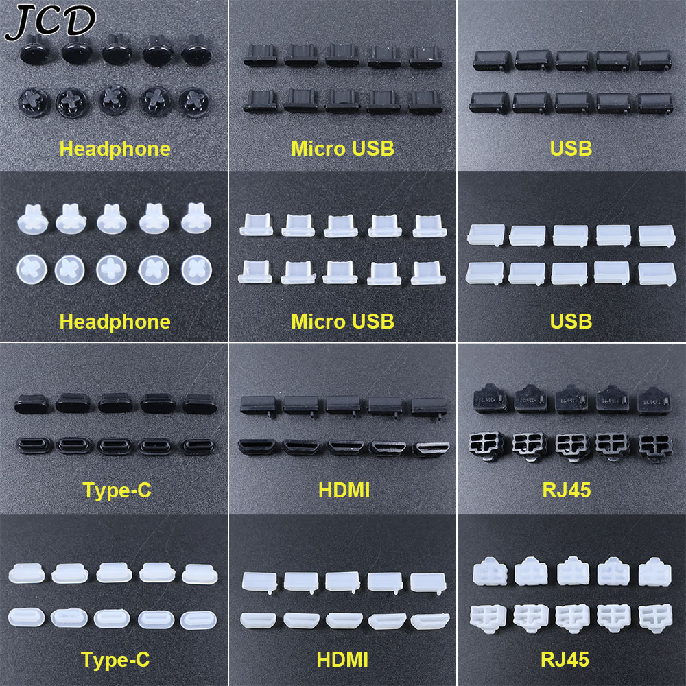 Mdi Cable - JCD-Tapones antipolvo de silicona tipo C