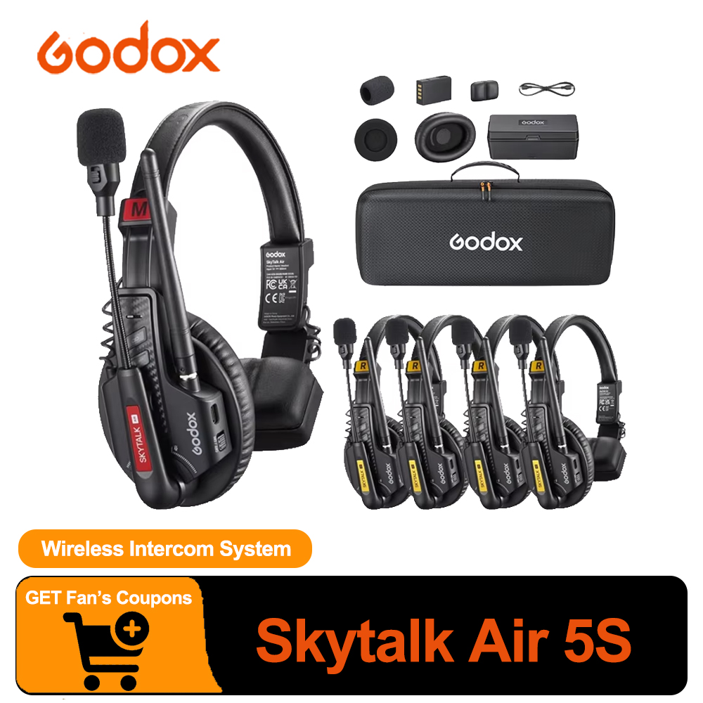 Condenser Microphone Kit - Sistema de Intercomunicación Inalámbrico Full-Duplex GODOX
