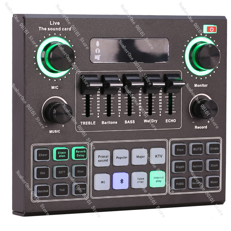 Usb Sound Card - Tarjeta de sonido V9, conjunto de