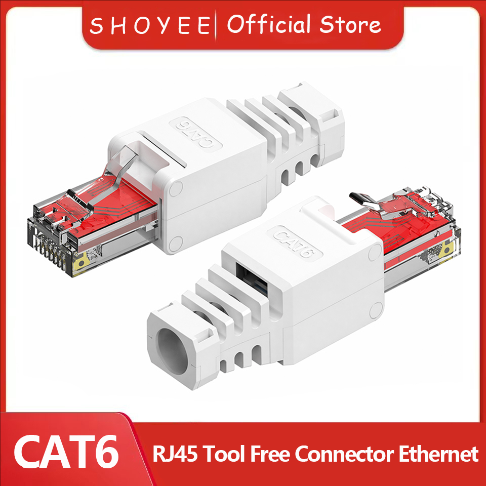 Rj45 Jack - Conectores Ethernet Gigabit RJ45 CAT6 sin
