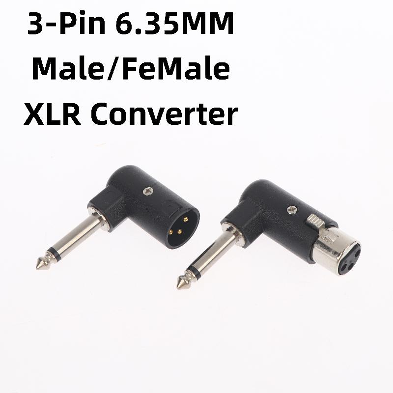 Audio Interface - 1/2 Piezas Adaptador XLR Macho/Hembra a