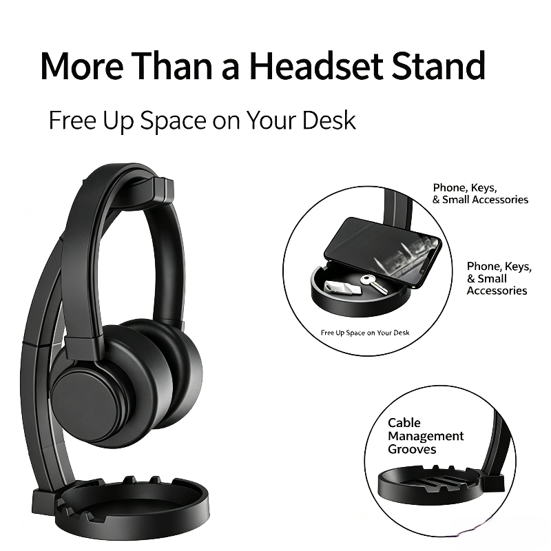 Soporte para auriculares con b - Headphone Parts reseña y precio