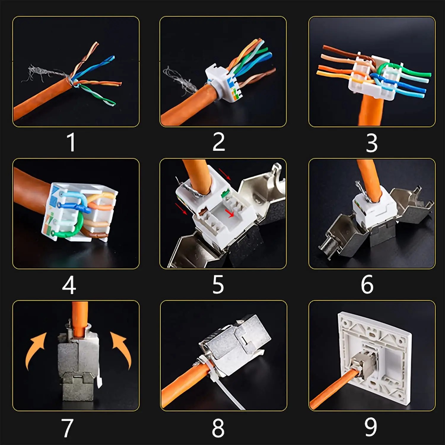 Natalink 10 Uds RJ45 Cat8 Cat7 - Rj45 Jack reseña y precio