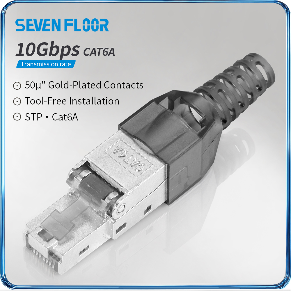 Conector RJ45 blindado Cat6A/C - Rj45 Jack reseña y precio