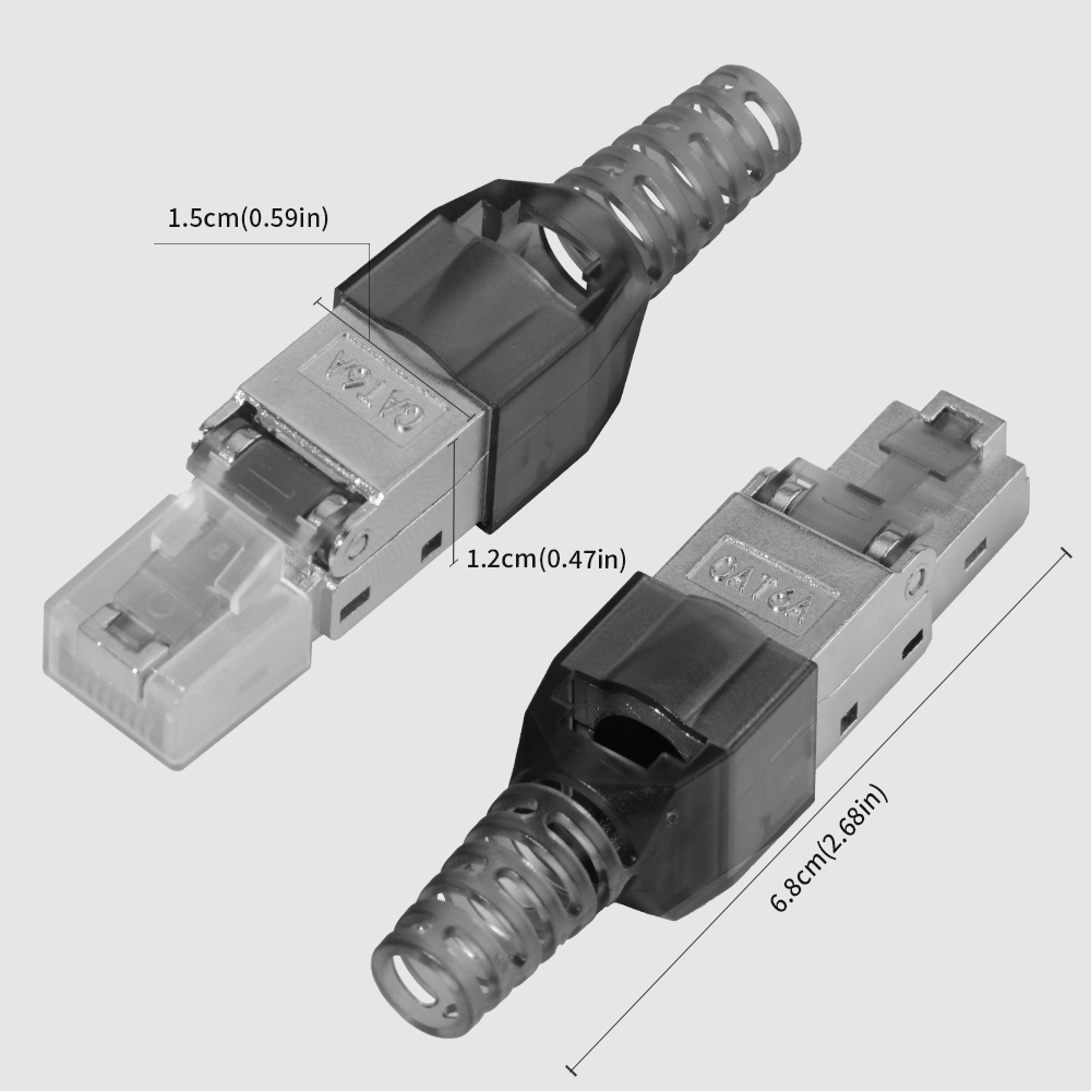 Conector RJ45 blindado Cat6A/C - Rj45 Jack reseña y precio