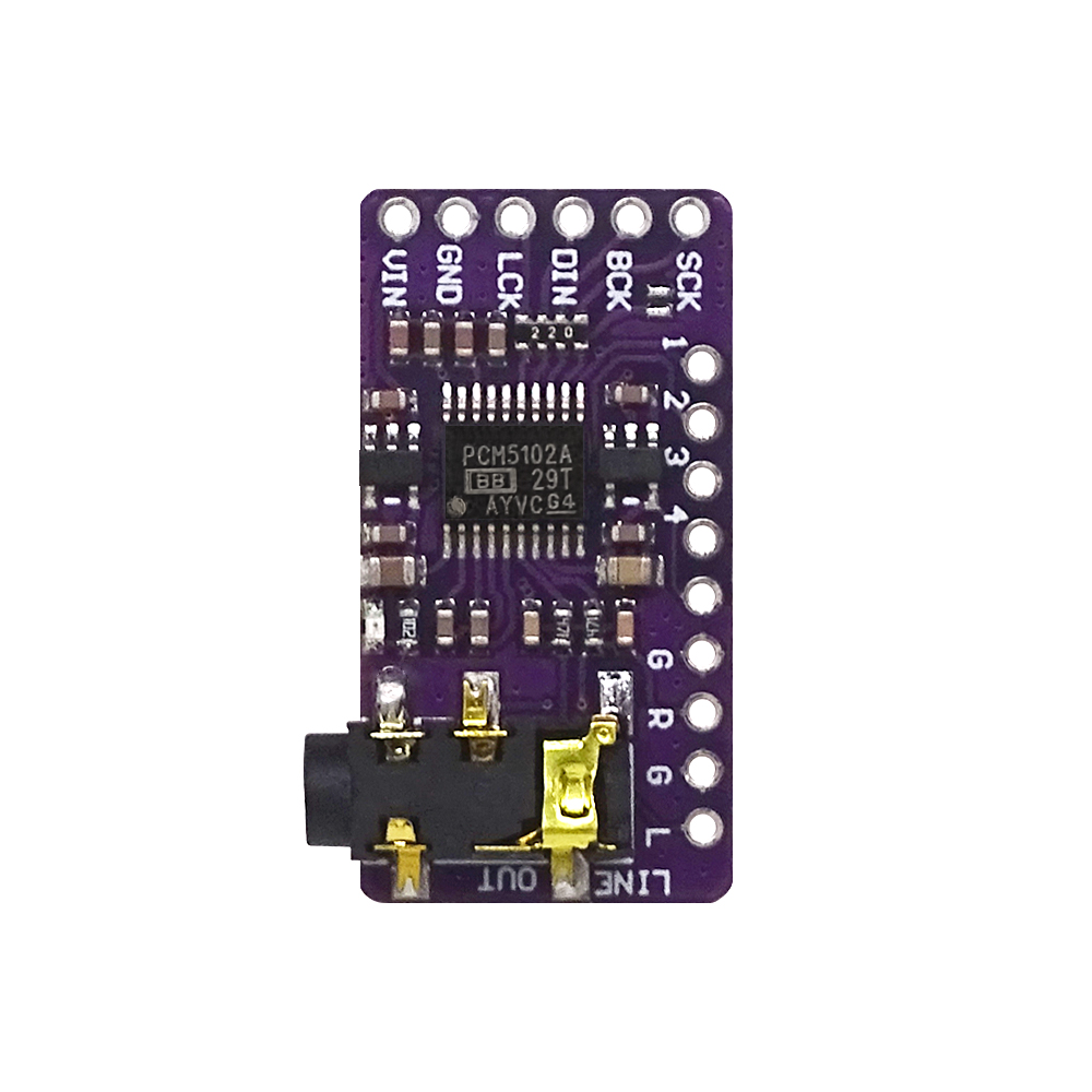 Interfaz I2S PCM5102A decodifi - Pcm5102 reseña y precio