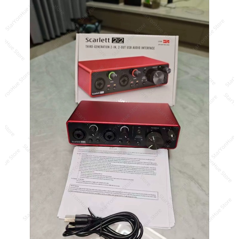 Interfaz de audio USB Focusrit - Usb Sound Card reseña y precio