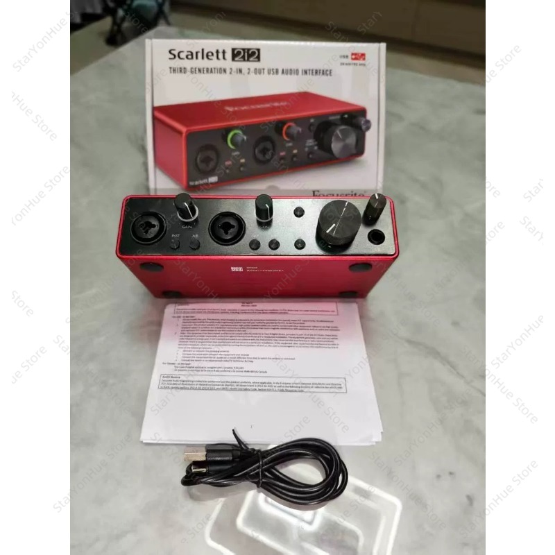 Interfaz de audio USB Focusrit - Usb Sound Card reseña y precio