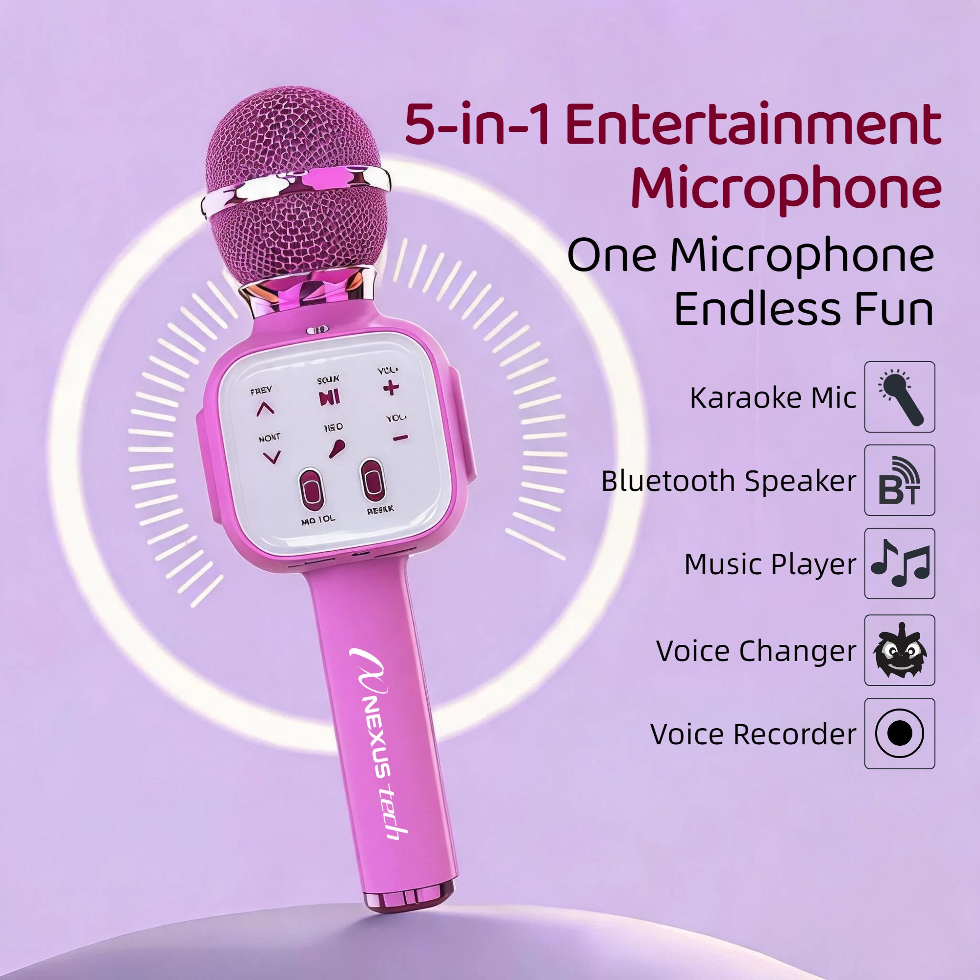Máquina de karaoke inalámbrica - Condenser Microphone Kit reseña y precio