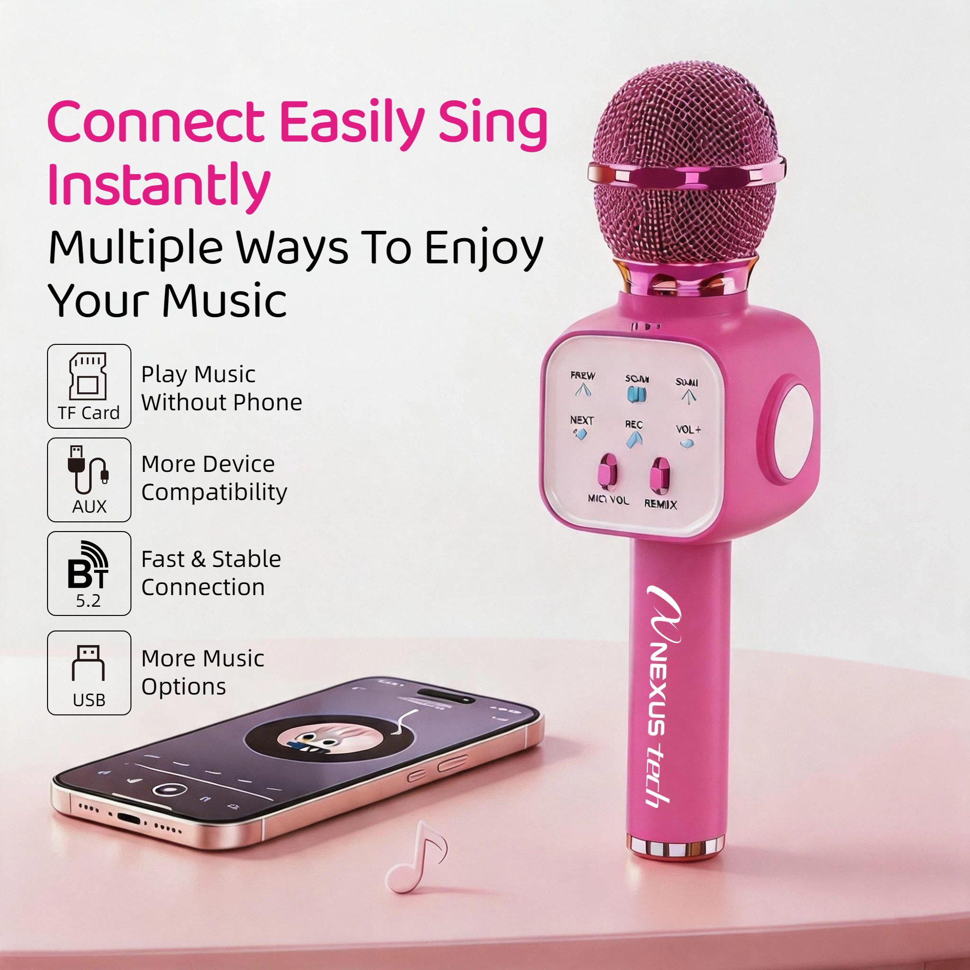 Máquina de karaoke inalámbrica - Condenser Microphone Kit reseña y precio