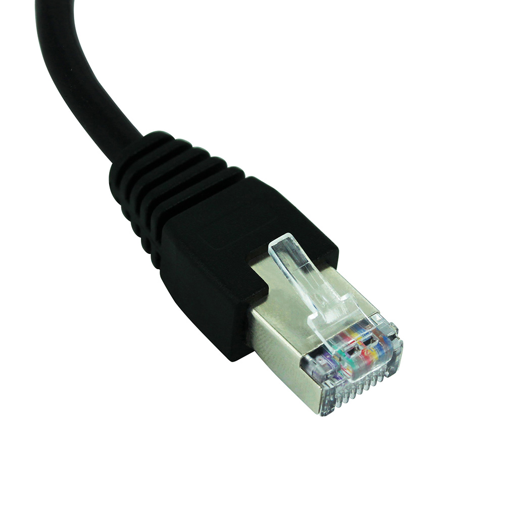 RJ45 1 macho a 2 hembra Cable  - Rj45 Jack reseña y precio