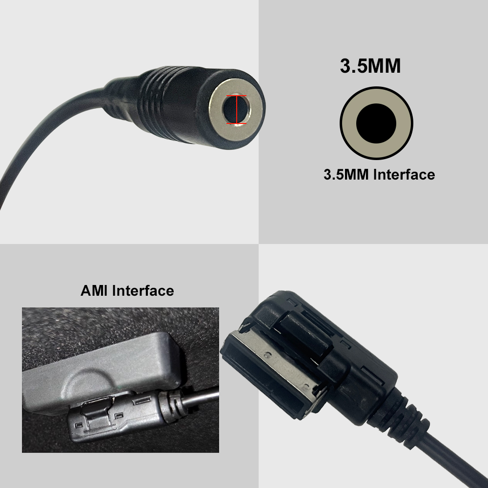 Cable adaptador auxiliar de Au - Mdi Cable reseña y precio